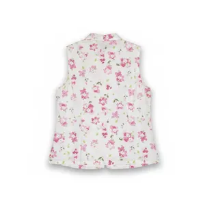 Victoria's‎ Secret Vintage 2003 Pink Floral Cotton Pajama Set XS Sleeveless Top thumbnail 3