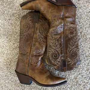 Justin Boots Womens Western Boots Size 6B L4332 Leather thumbnail 3