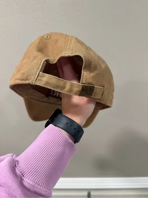 Vuori Tan Cotton Baseball Cap with White Logo thumbnail 3