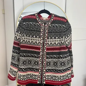 Susan‎ Bristol Women's Nordic Fair Isle Wool Cardigan Button Front L Apres-Ski thumbnail 4