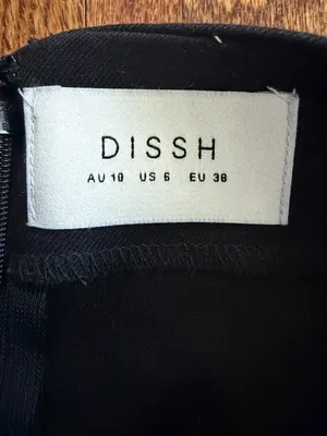DISSH Bruna Black Pleated Mini Skirt Wool Blend Box Pleat Size US 6 AU 10 thumbnail 5