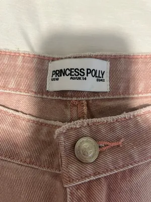 Princess Polly Lucky Dip Mid Rise Straight Leg Jeans Washed Pink thumbnail 4