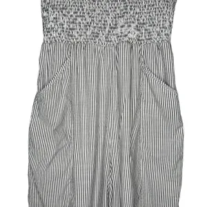 American Eagle Outfitters Jumpsuit 2XL XXL Striped Smocked Lined Wide Leg Cotton thumbnail 5