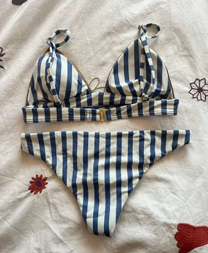 Blue and Gold Bikini set thumbnail 2