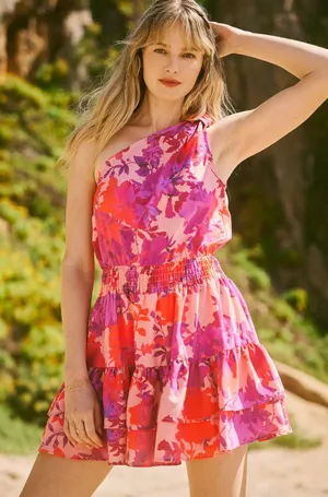 Boutique Floral Mini Dress thumbnail 1