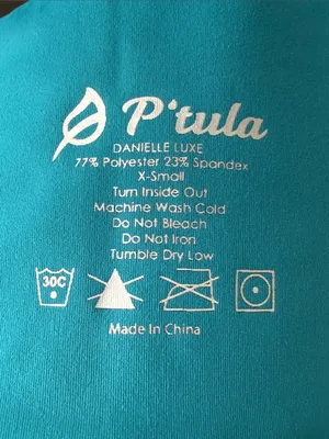 P’tula Teal High-Waist Danielle Luxe Leggings Size XS thumbnail 13