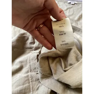 AGOLDE Risha Tee V-Neck Short Sleeve T-Shirt Tan Khaki AE3257-1628-DUP Women S thumbnail 8