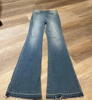 Francesca’s Flare Blue Jeans thumbnail 1
