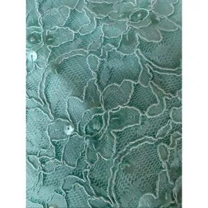 Morilee Aqua Blue Green Lace Sequin Formal Gown $185 thumbnail 7