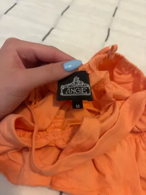 Palmetto Moon Coral Crop Top thumbnail 2