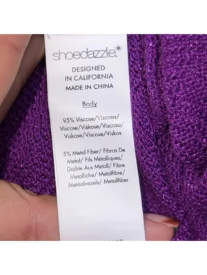 Shoedazzle Purple Metallic Maxi Skirt M NWT thumbnail 8