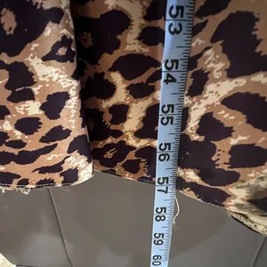 Leopard Print Maxi Dress Long Sleeve Mermaid Hem Boutique Glam Animal Print thumbnail 8