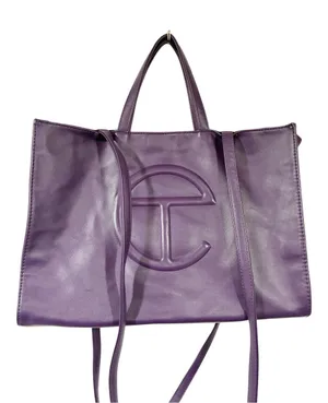 Telfar Large Shopping Bag Grape Purple Tote Handbag Shoulderbag thumbnail 1