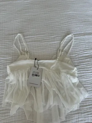 Princess Polly White Tank Top thumbnail 5