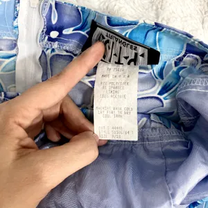 Vintage City Triangles Blue Floral Hawaiian Y2K 90s Coconut Girl Halter Dress 10 thumbnail 6