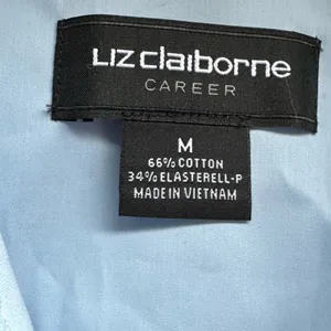 Liz Claiborne NWT Light Blue Button Down Long Sleeves Top Wrinkle Free SZ M thumbnail 8