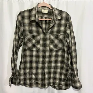 Ralph Lauren Denim & Supply RL Utility Shirt Size L Long Sleeve Flannel Plaid Shirt Grunge thumbnail 1