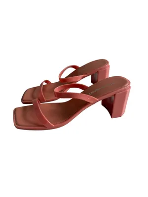 JEFFREY CAMPBELL Peach Jelly Sandals Heels Size 8 thumbnail 5