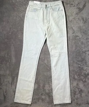 WeWoreWhat The Icon Jean Size 28 Icy Light Wash High Rise Straight Leg NEW #1600 thumbnail 3