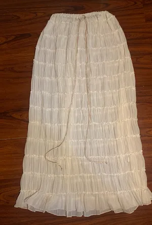 Long skirt White Size M thumbnail 2