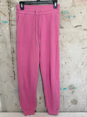 Lululemon Scuba High-Rise French Terry Jogger Fleece, Pink Blossom thumbnail 2