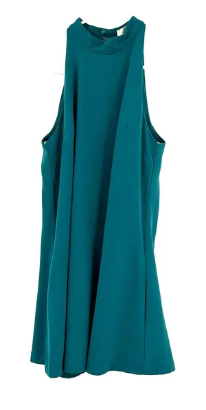 Lovers + Friends size small teal sleeveless dress trapeze style‎ keyhole back thumbnail 1