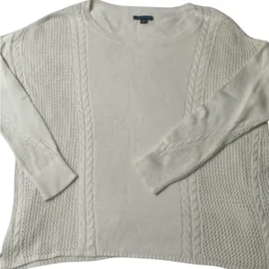 American Eagle Outfitters Knit Cream Sweater size large thumbnail 2