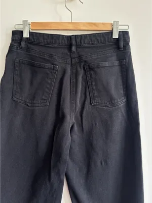 Aritzia Wilfred Free The Melina Pant Black High Rise Slim Straight Size 4 thumbnail 9