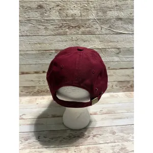 Ethos "Never Lost a Tailgate" Baseball Cap Hat Adjustable O/S Red Crimson New thumbnail 3