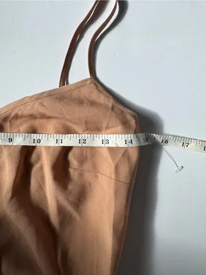 Nadine Merabi Nude Satin Slip Mini Dress XS US 2 NWOT thumbnail 3