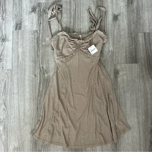 NWT Free People Shine Like Me Mini Dress Strappy Going Out Semi Formal Size 0 thumbnail 2