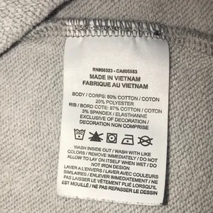 Nike Air Gray Long Sleeve Cropped Sweatshirt Size Medium thumbnail 10