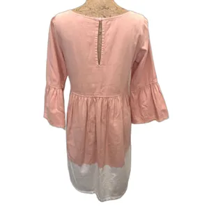 Anthropologie Holding Horses Lilibet‎ Dip Dye Dress Peach Pink Western US Size 2 thumbnail 5
