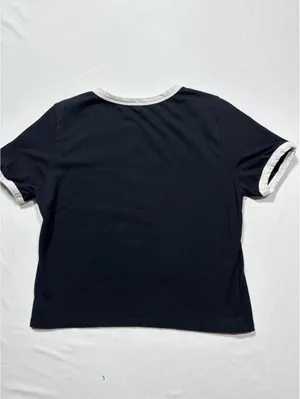 Hot Topic Retro Ringer Tee - 'You Thought You Ate Huh?' - M thumbnail 5