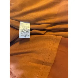 Andree by Unit 1xL Rust Sweetheart‎ Long Sleeve Mini Dress 1X NWT boho whimsi flowy dainty y2k thumbnail 7