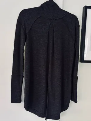 NWT Free People We the Free Turtleneck Sweater open back size XS thumbnail 5