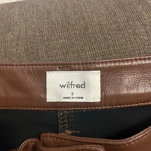Wilfred Melina Faux Leather Pants Sz 8 thumbnail 7