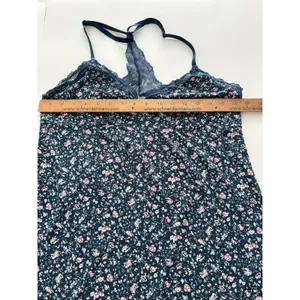 Marilyn Monroe Slip Dress Sz XL Floral Babydoll Nightgown Lace Cottage Fairy thumbnail 9
