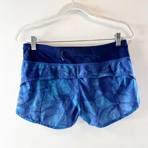 Lululemon Speed Shorts 2 1/2" Mini Midnight Tulle Multi Hero Blue 6 thumbnail 5