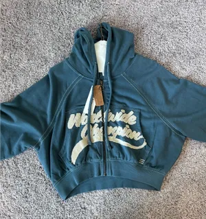 NWT urban outfitters cropped zip up thumbnail 1