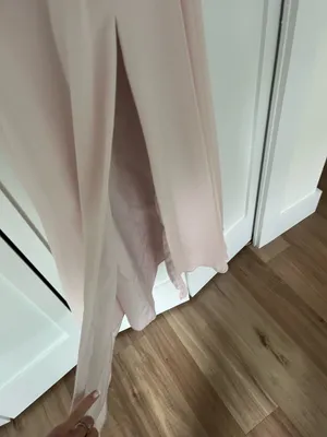 Azazie Bridesmaid Dress Aaron Blushing Pink thumbnail 3