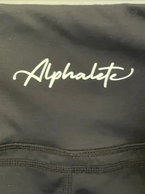 Alphalete Black 7/8 Length Leggings Medium Workout thumbnail 3