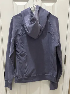 Lululemon Scuba Pullover hoodie in washed purple quartz size 6 thumbnail 4