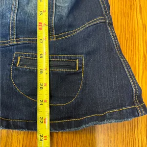 Vintage Gitano Dark Wash Distressed Jean‎ Jacket size small thumbnail 6