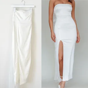 Selfie Leslie Always And Forever Bow Back Midi Dress White Size Large FLAWED thumbnail 3