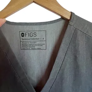 Figs Casma Three Pocket Scrub Top Size Small Graphite Womens… thumbnail 15