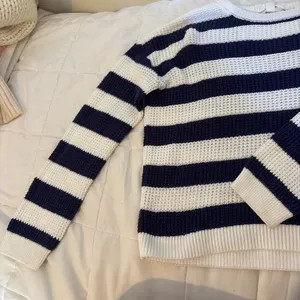 navy and white sweater- worn once great conditions thumbnail 1