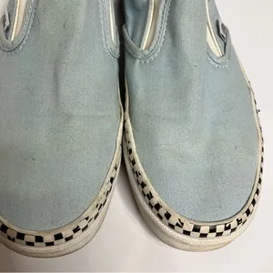 Vans low top trainers‎ sneakers light blue white thumbnail 5