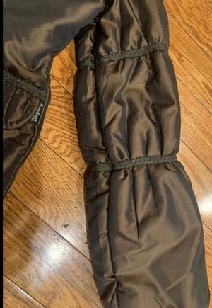 STUNNING VINTAGE TREASURE snowsmile metallic Brown Moscow Chic Quilted Puffer s thumbnail 6