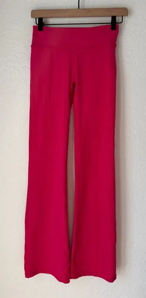 Beyond Yoga Hot Pink Flared Lounge Pants Size Small thumbnail 1